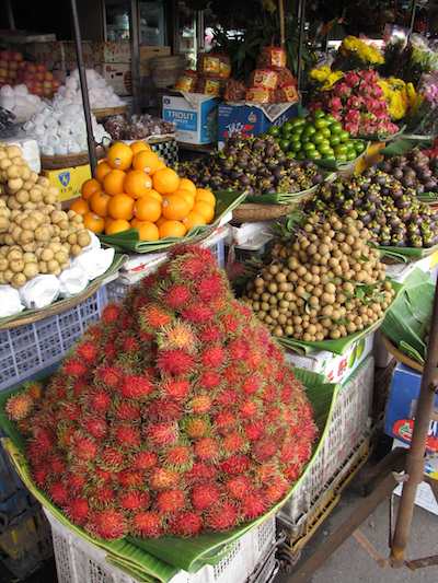 photo of fruit for sale at open market