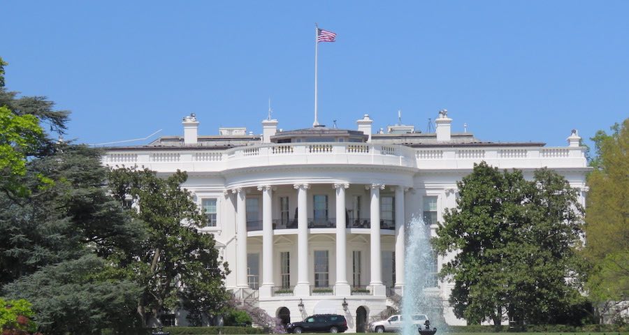 view of the White House, Washington DC